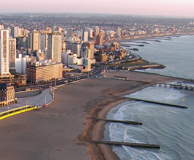 Vista de la ciudad de Mar del Plata